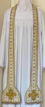 White Preaching Stole